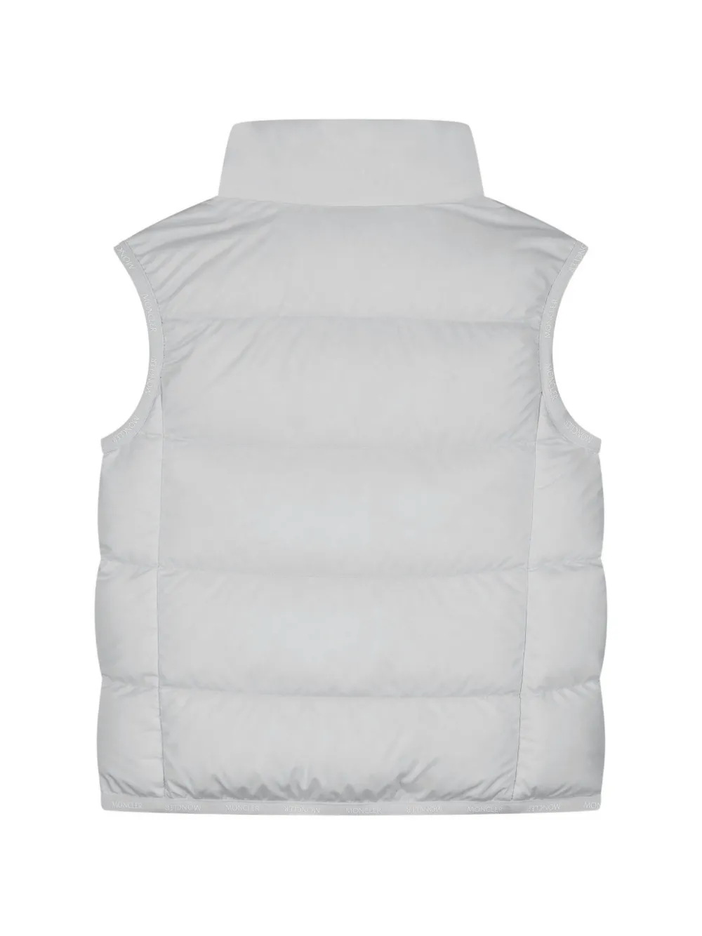 Moncler Enfant Badia gewatteerde bodywarmer met logo-patch Blauw
