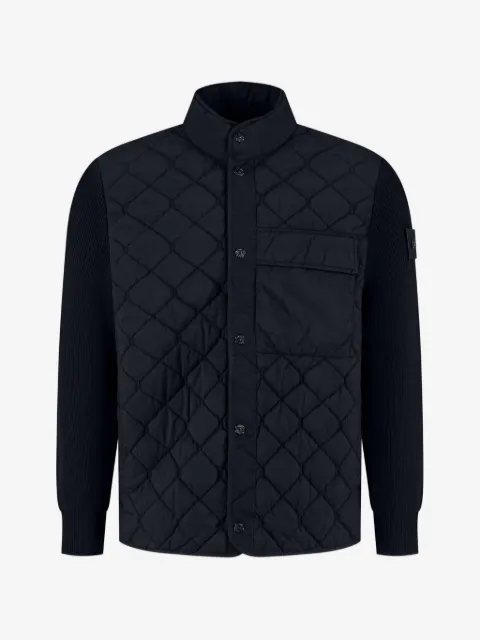 Stone Island quilted panelled jacket