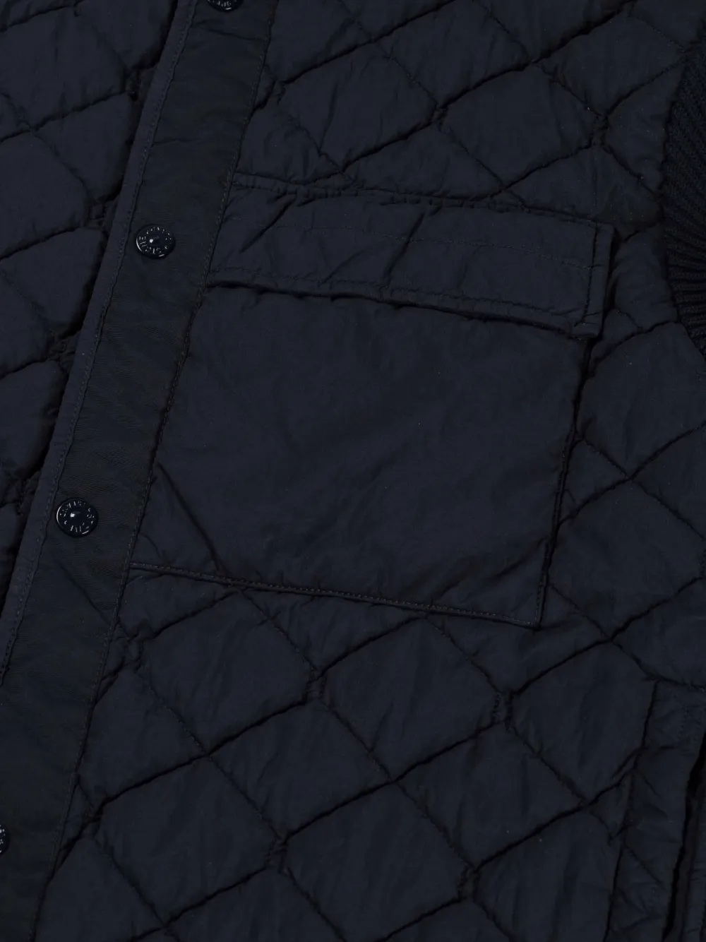 Stone Island Jack met vlakken Blauw