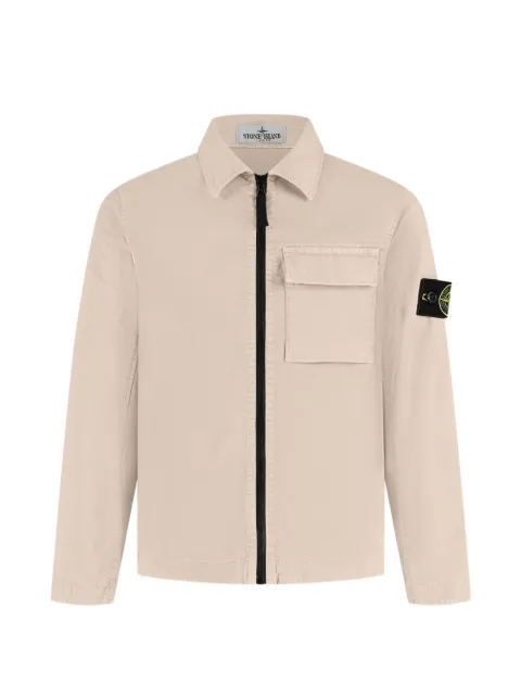 Stone Island Junior compass-patch pocket-detail jacket