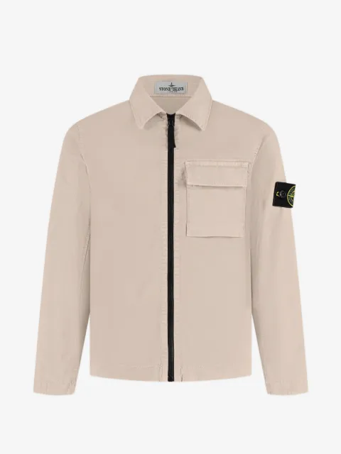 Stone Island Junior compass-patch pocket-detail jacket
