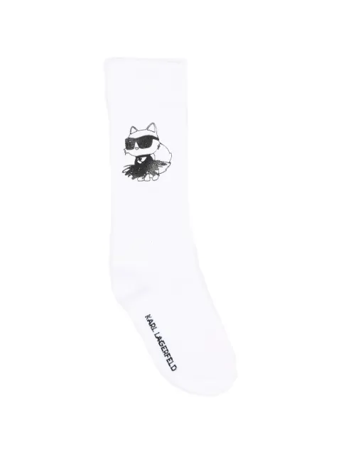 Karl Lagerfeld Kids Choupette-print socks