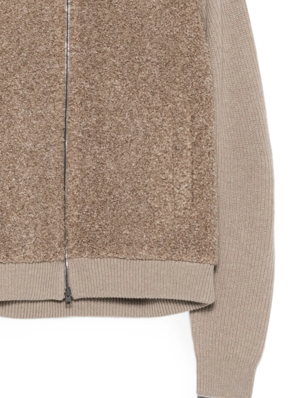 Herno Vest met rits Bruin