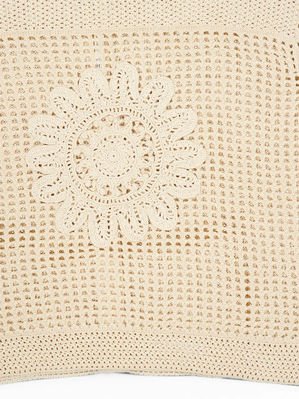 ESCVDO Solar Hand-knitted Cotton Shirt in Neutrals, view 4