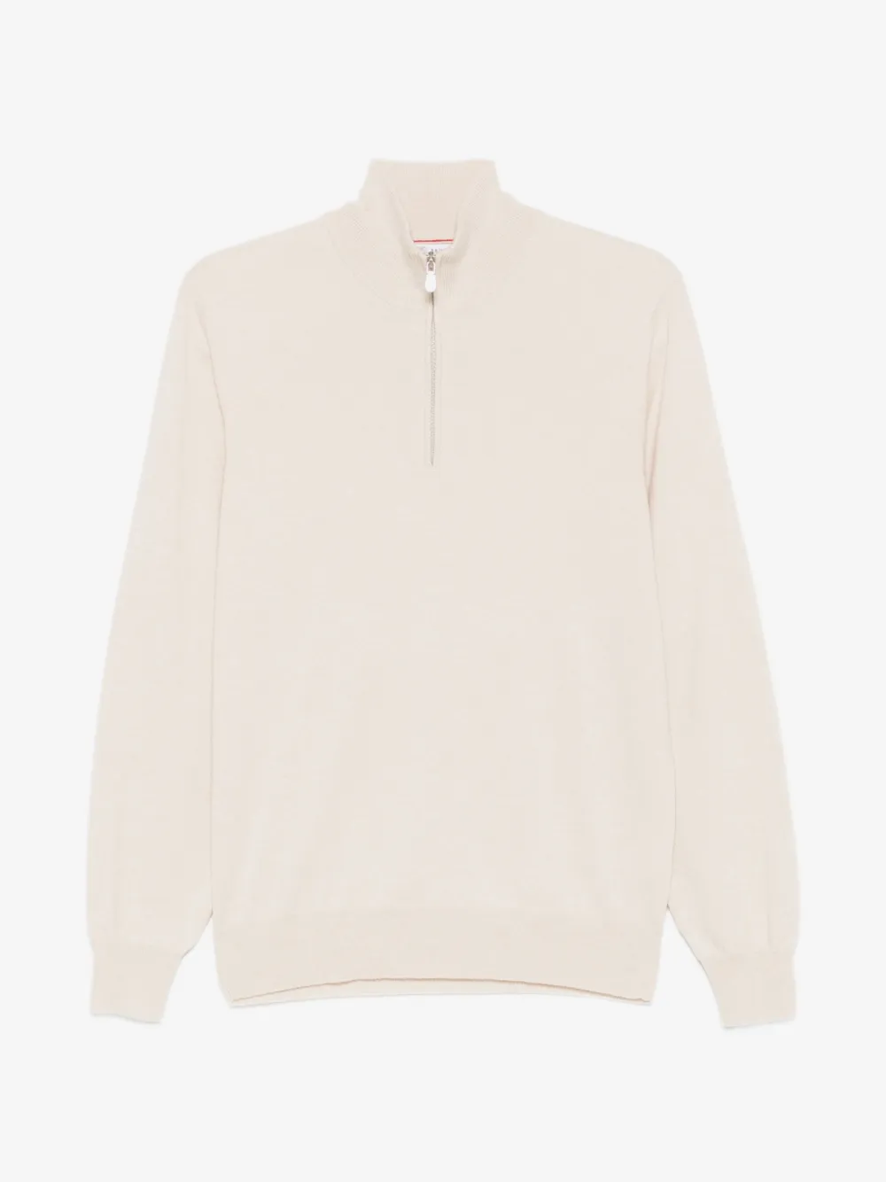 Brunello Cucinelli クォータージップニットセーター | ニュートラル | Image 1