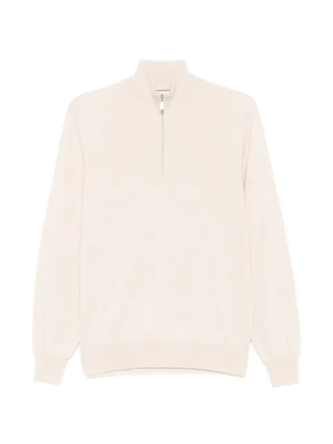 Brunello Cucinelli quarter-zip knitted sweater