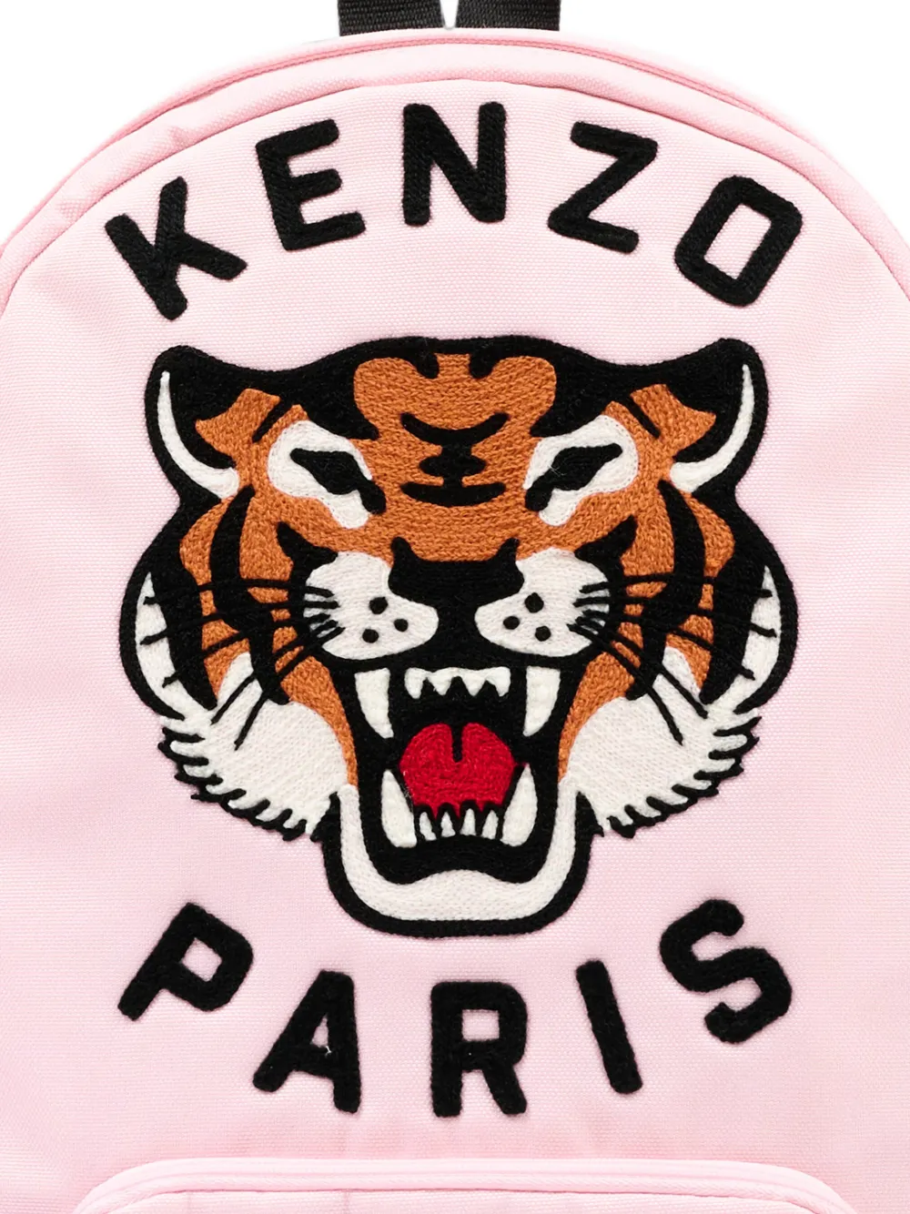 Kenzo Kids Rugzak met geborduurde tijgerpatch Roze