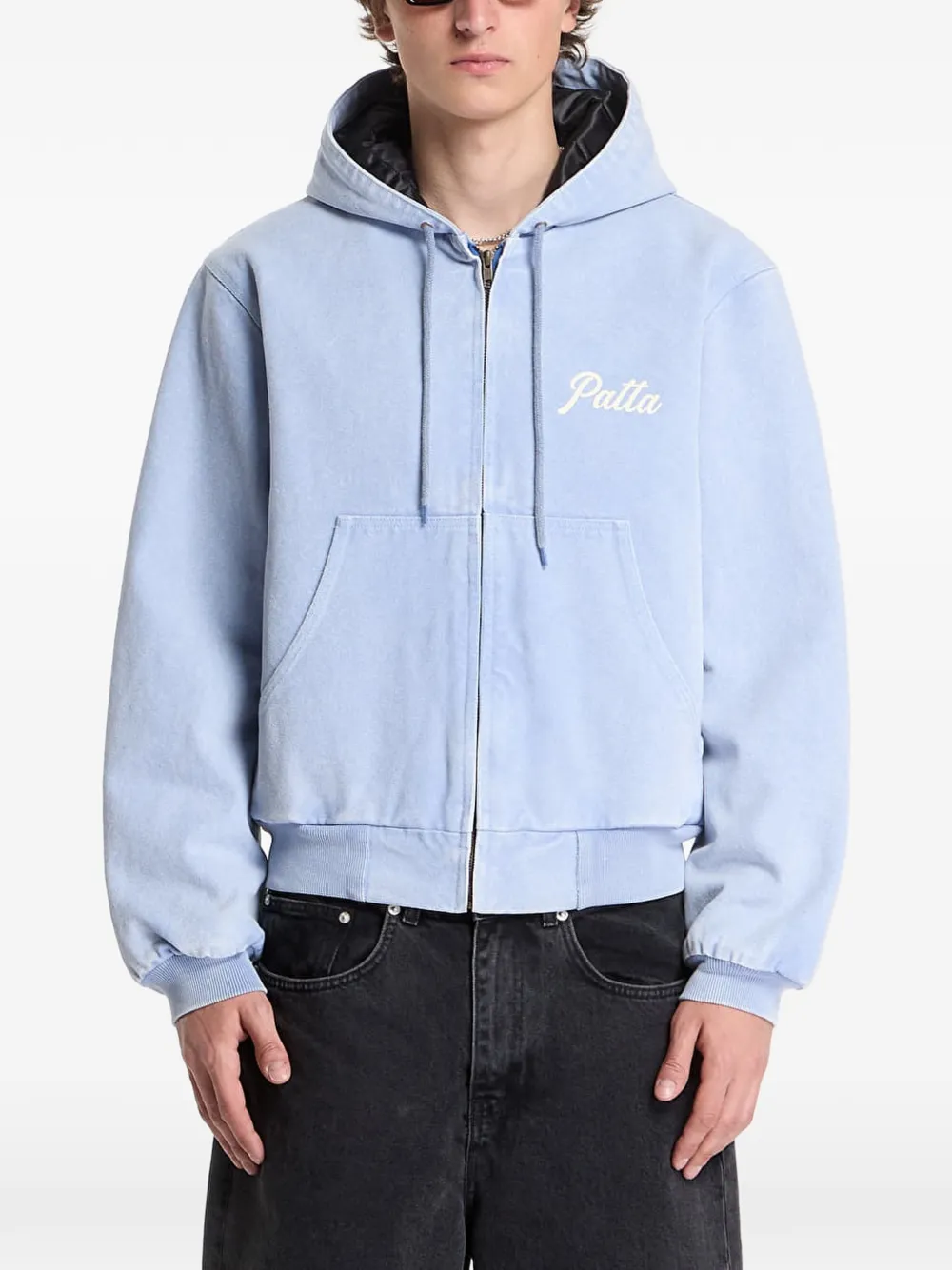 Patta Peace Hooded Jacket In 蓝色