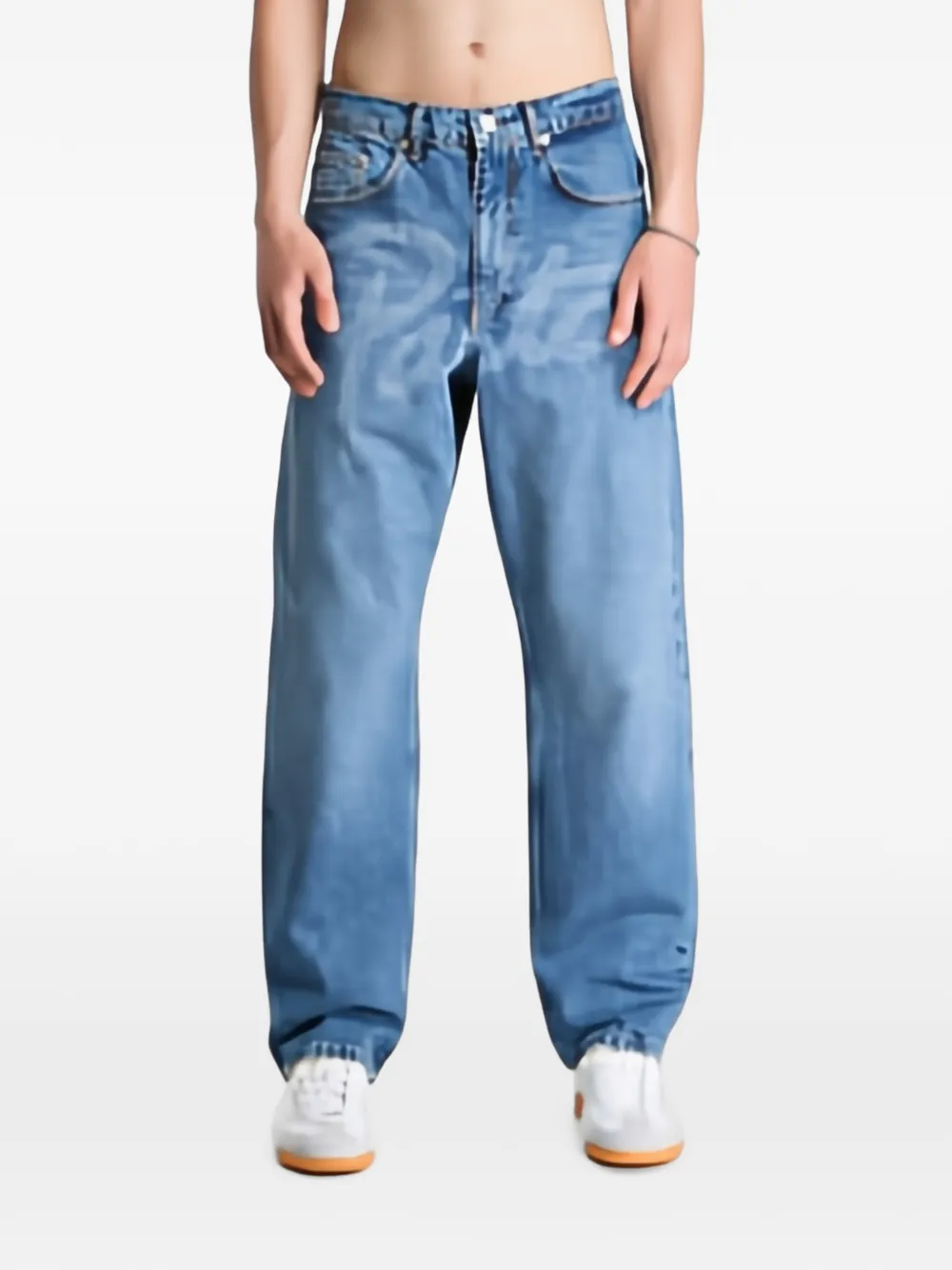 PATTA Laserprint Whiskers jeans | Blue | Image 1