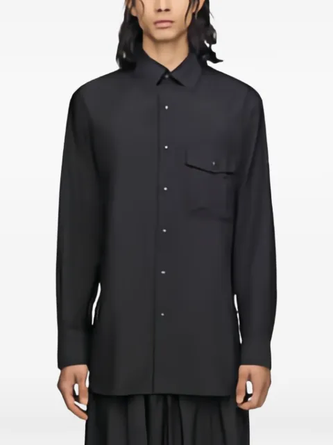 Y-3 Gradient 3-Stripes overshirt