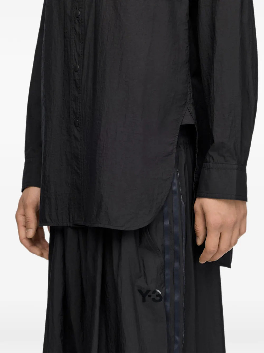 Y-3 Gradient 3-Stripes shirtjack Zwart