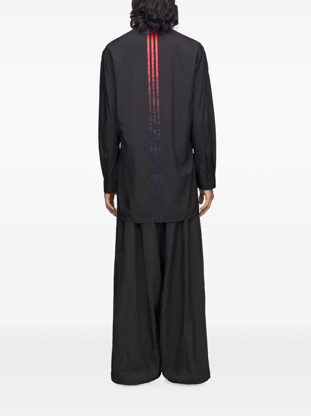 Y-3 Gradient 3-Stripes overshirt
