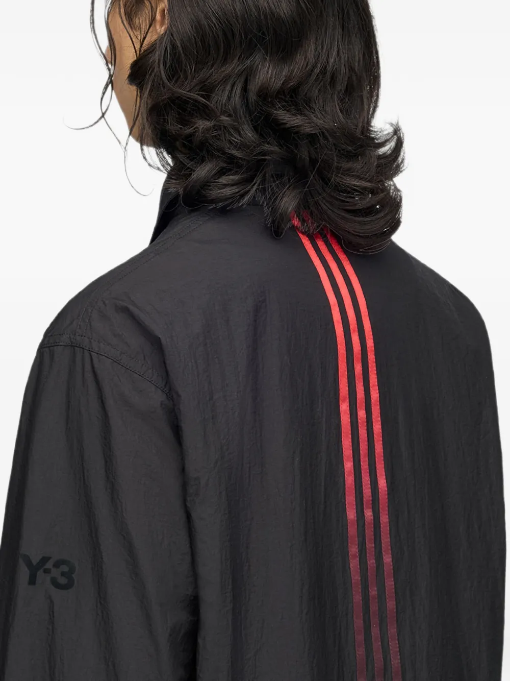 Y-3 Gradient 3-Stripes shirtjack Zwart