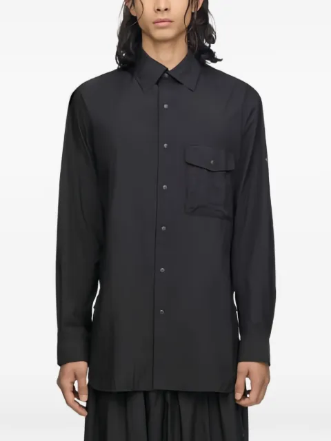 Y-3 Gradient 3-Stripes overshirt