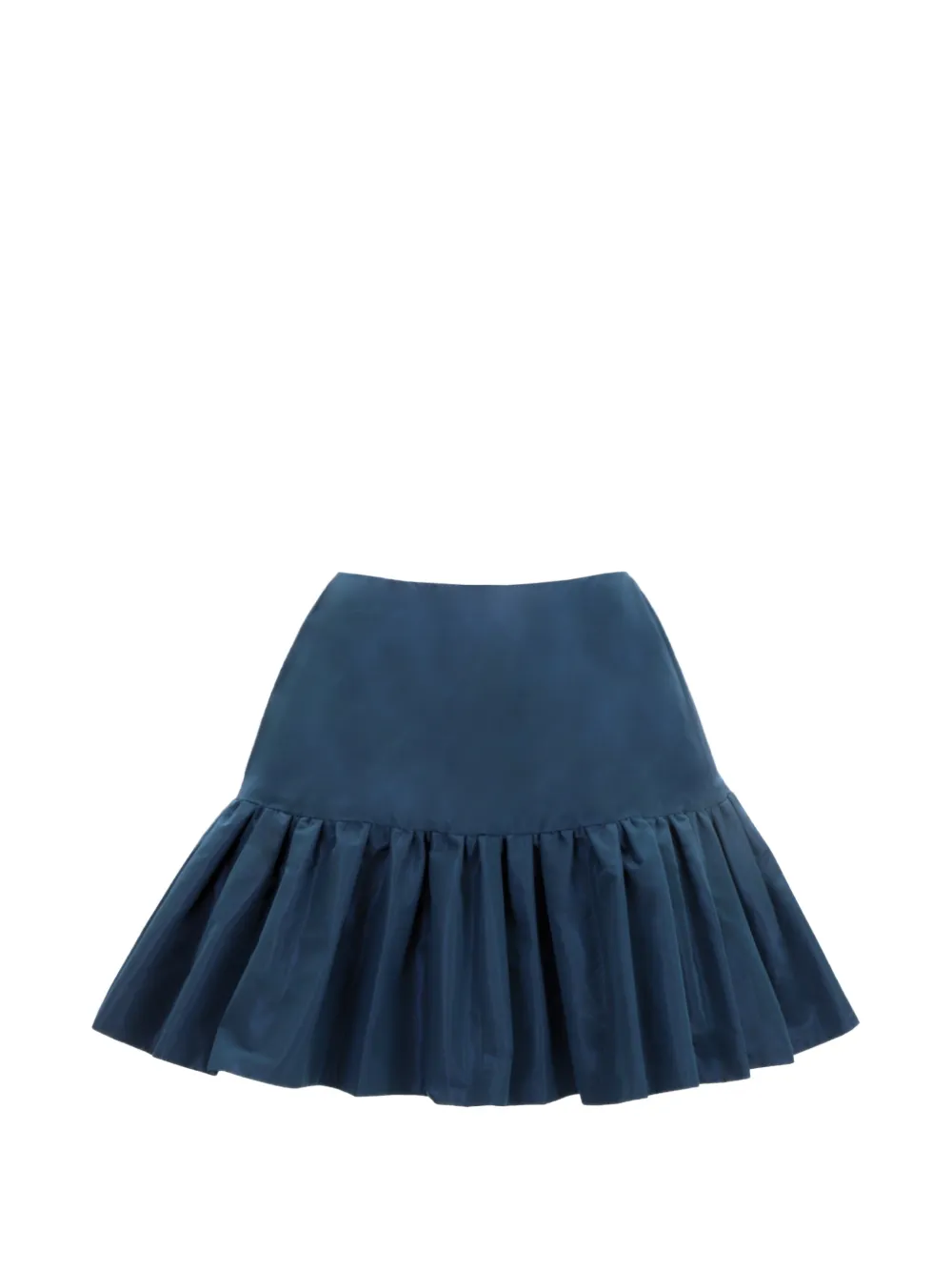 Gemy Maalouf taffeta ruffled skirt Blauw