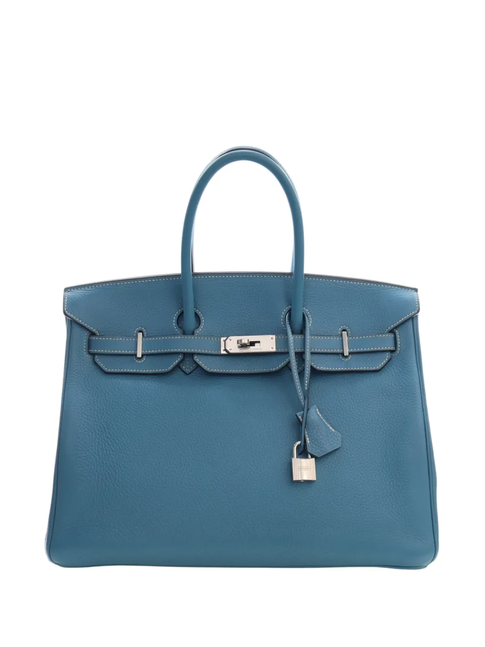 Hermès Pre-Owned 2009 Togo Birkin Retourne Handtasche 35cm - Blau