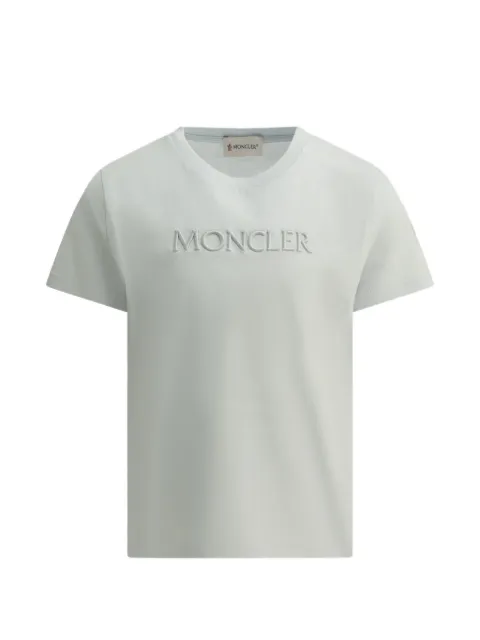 Moncler Enfant embroidered logo cotton T-shirt