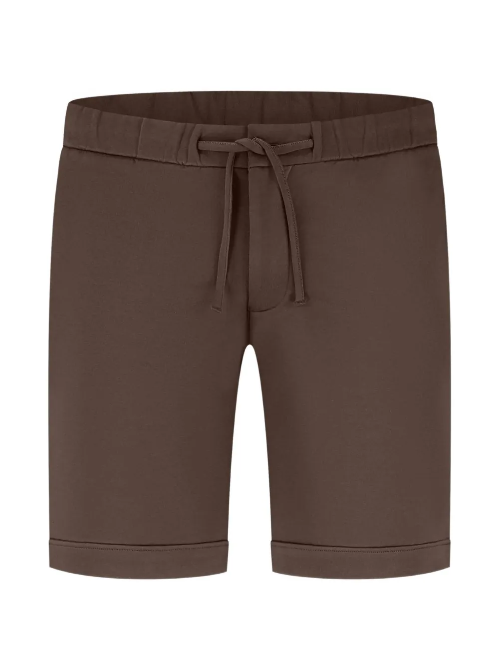 Stefan Brandt JON drawstring-fastening jersey shorts - Marrone