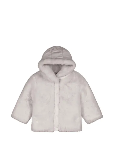 Moncler Enfant faux-fur hooded coat