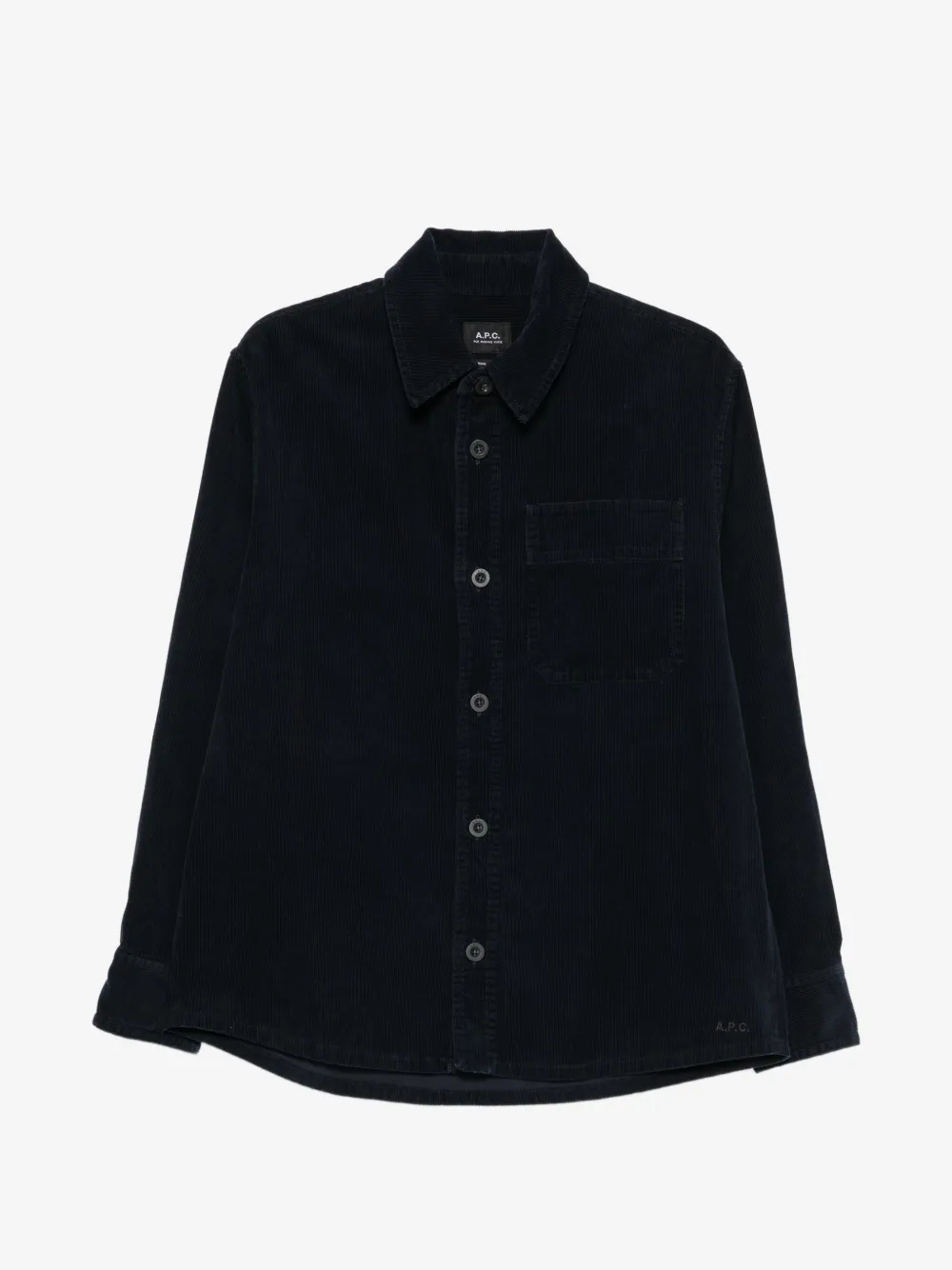 A.P.C. вельветовая рубашка | синий | Image 1