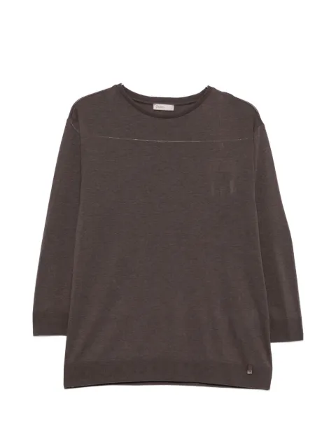 Herno crew-neck long-sleeve top