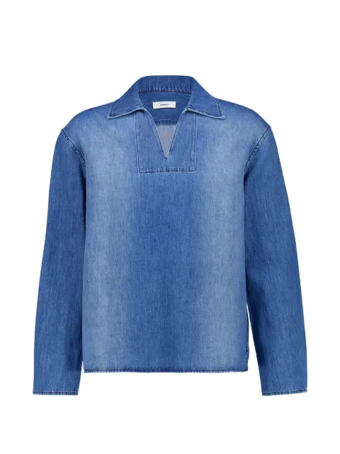 COMMAS boxy polo-collar shirt