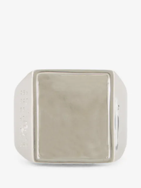 MM6 Maison Margiela engraved signet ring