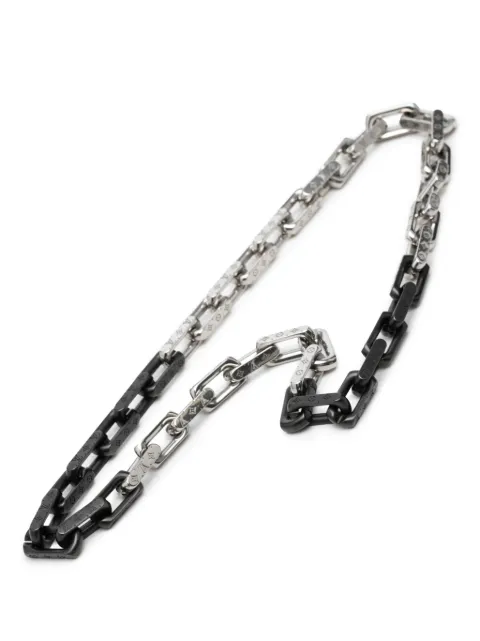 Louis Vuitton Pre-Owned 2022 Stainless Steel Monogram Chain Necklace costume necklace