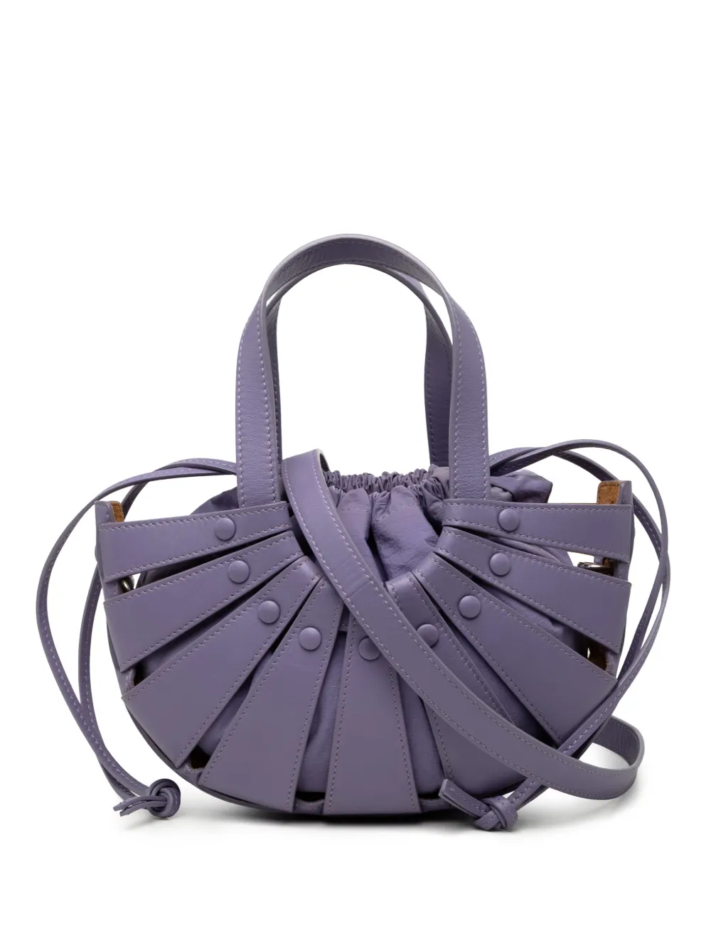 Bottega Veneta Pre-Owned 2012-2026 kleine Shell Satchel-Tasche - Violett