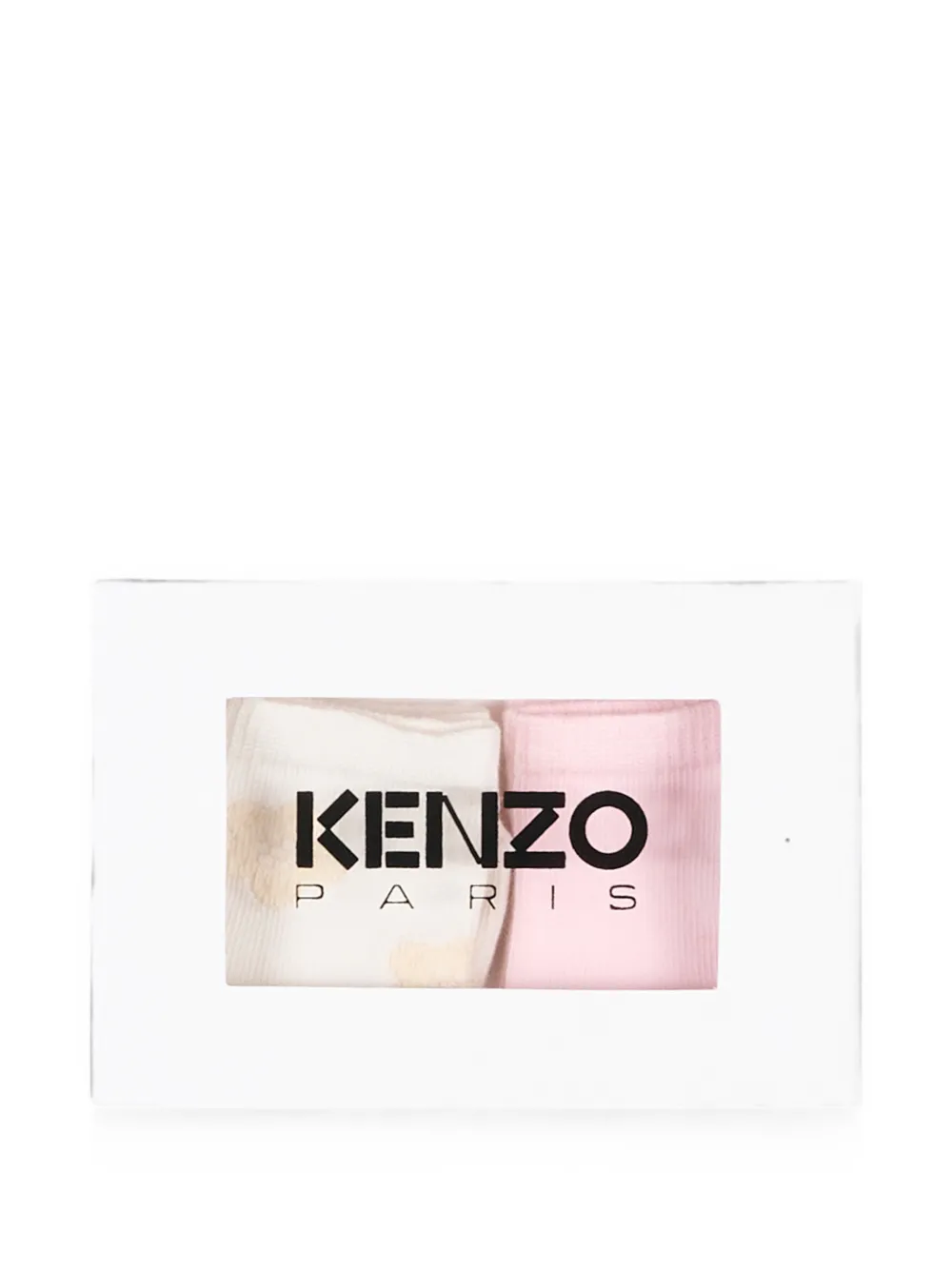 Kenzo Kids Twee paar Boke Flower sokken Roze