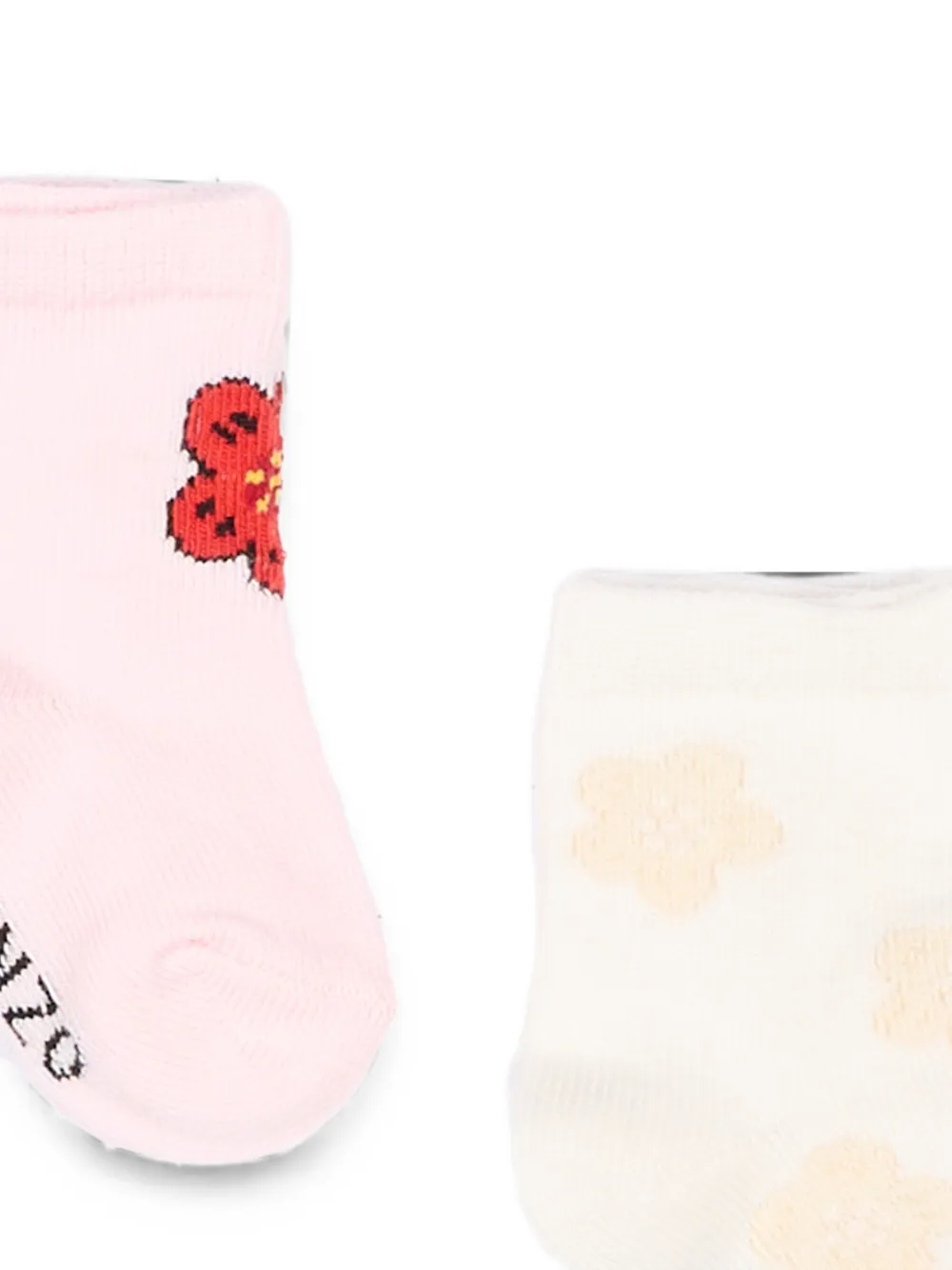 Kenzo Kids Twee paar Boke Flower sokken Roze