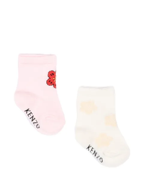 Kenzo Kids Boke Flower socks (pack-of-two)
