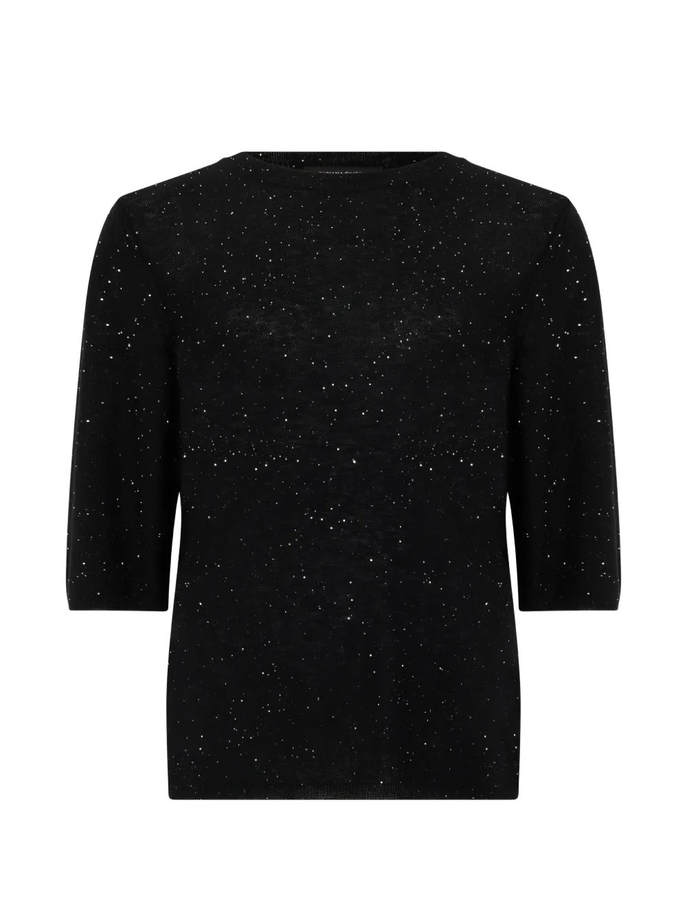 Fabiana Filippi sequin-embellished fine-knit sweater - Nero