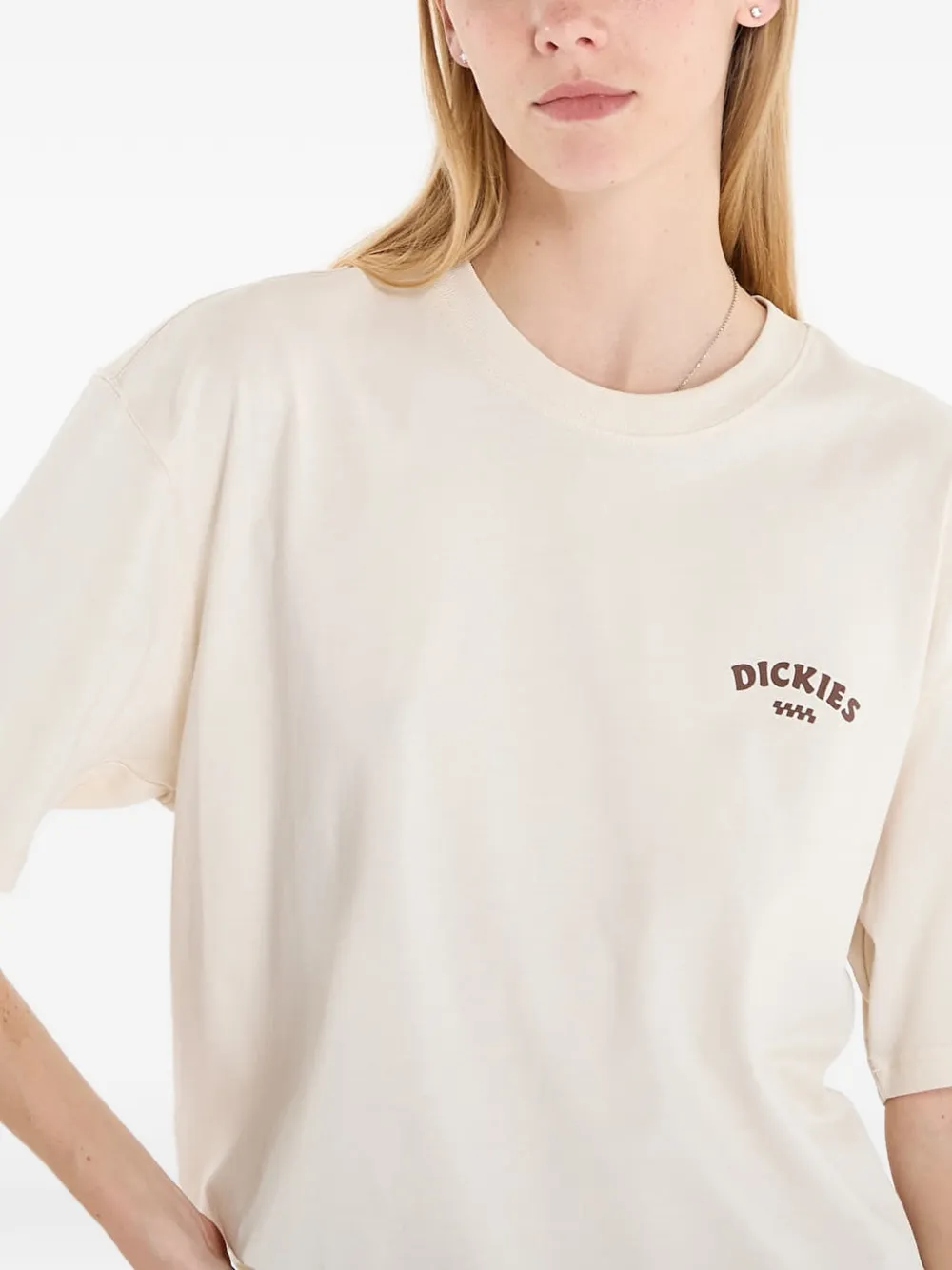 DICKIES T-shirt met print Beige