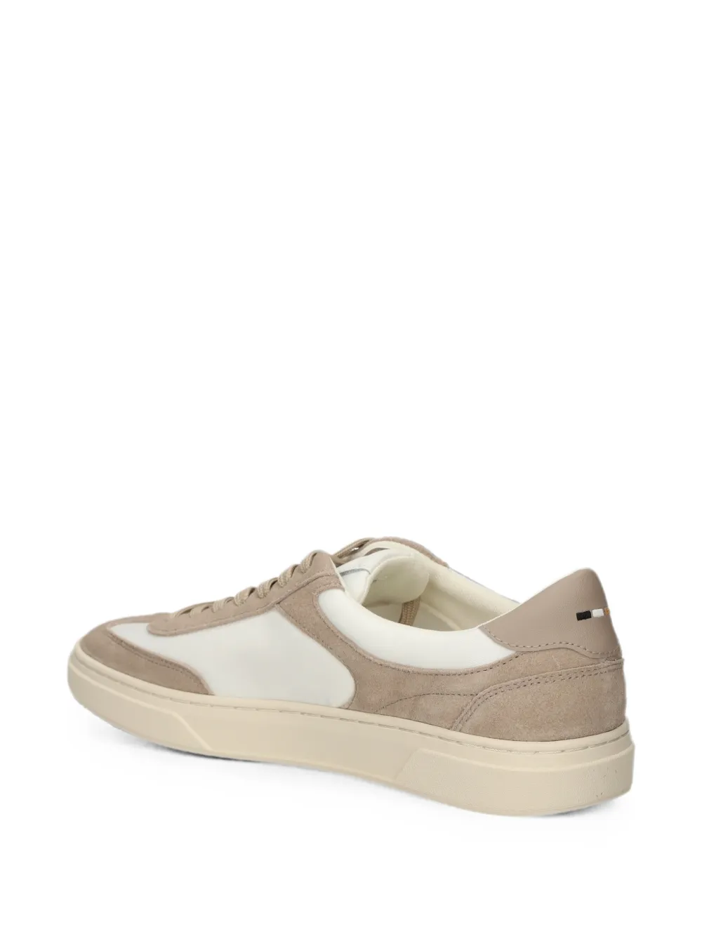 BOSS colour-block panelled sneakers Wit