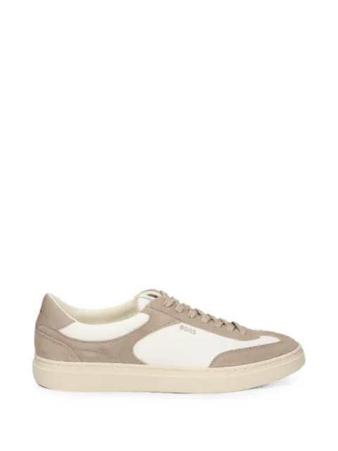 BOSS colour-block panelled sneakers