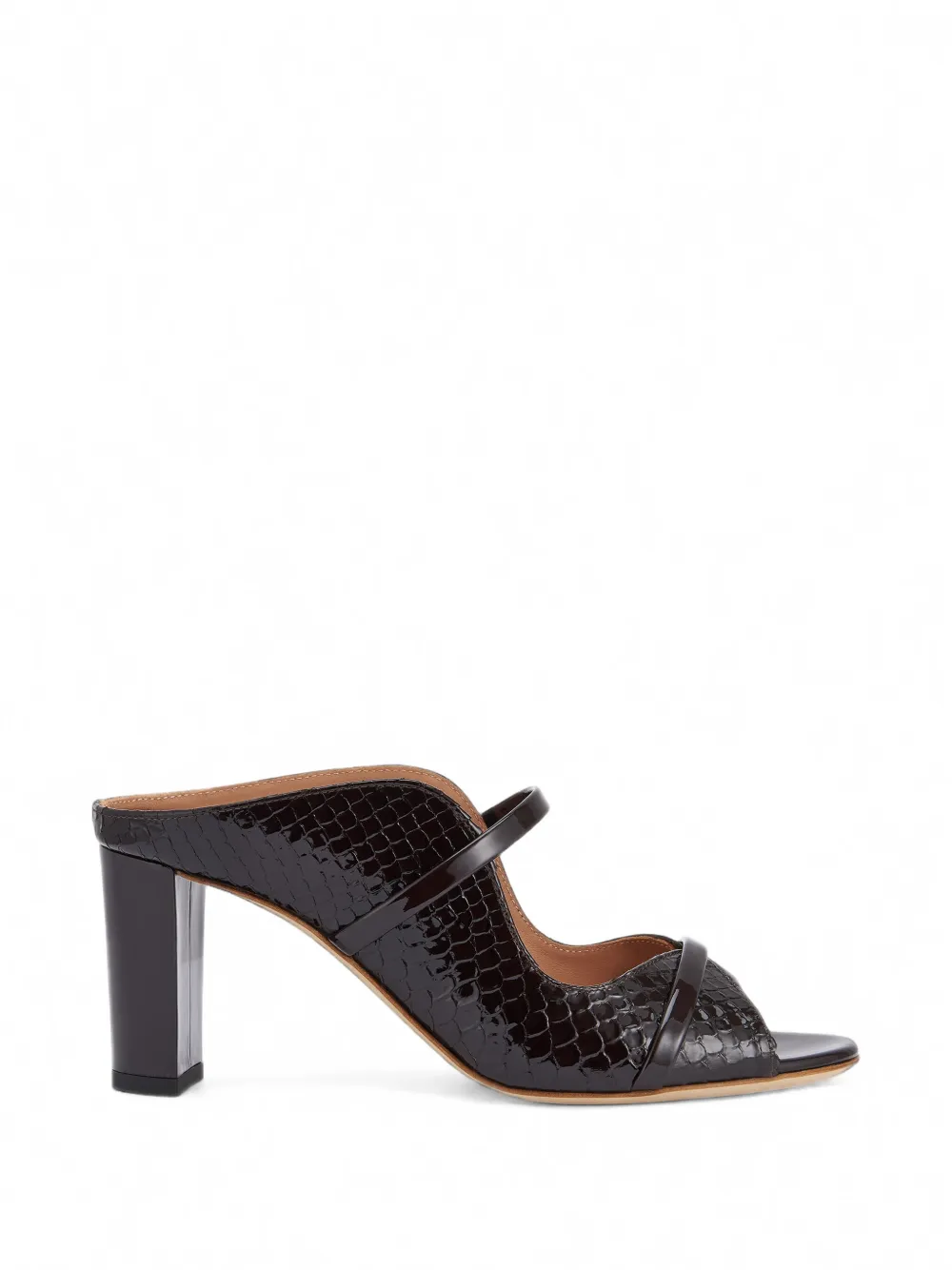 Malone Souliers Norah leather heeled sandals Bruin