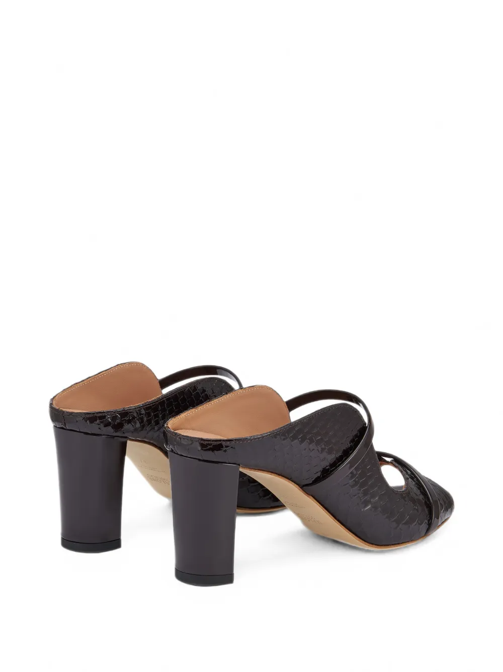 Malone Souliers Norah leather heeled sandals Bruin