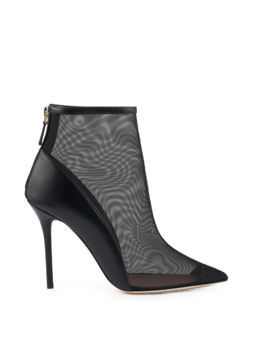 Malone Souliers mesh-panels ankle boots Zwart