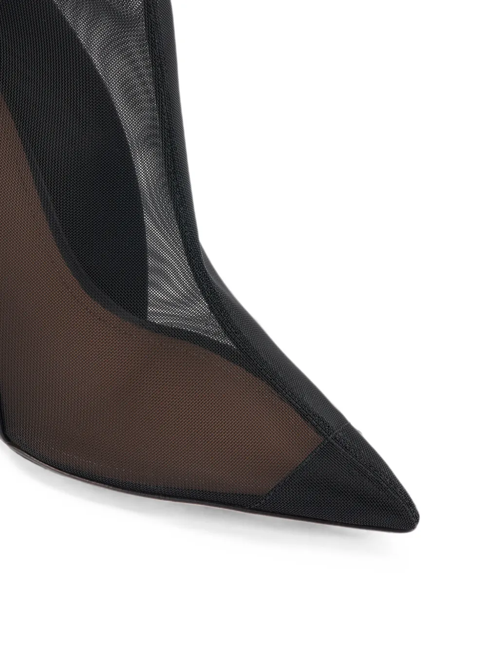 Malone Souliers mesh-panels ankle boots Zwart