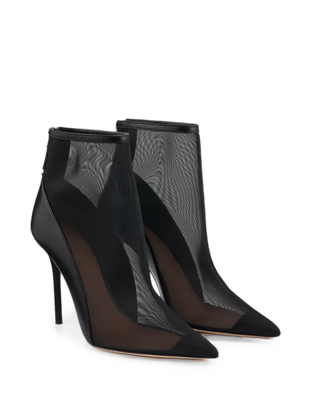 Malone Souliers mesh-panels ankle boots Zwart