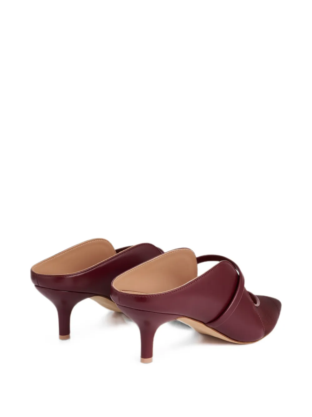 Malone Souliers Maureen Arc mesh-panelled mules Rood