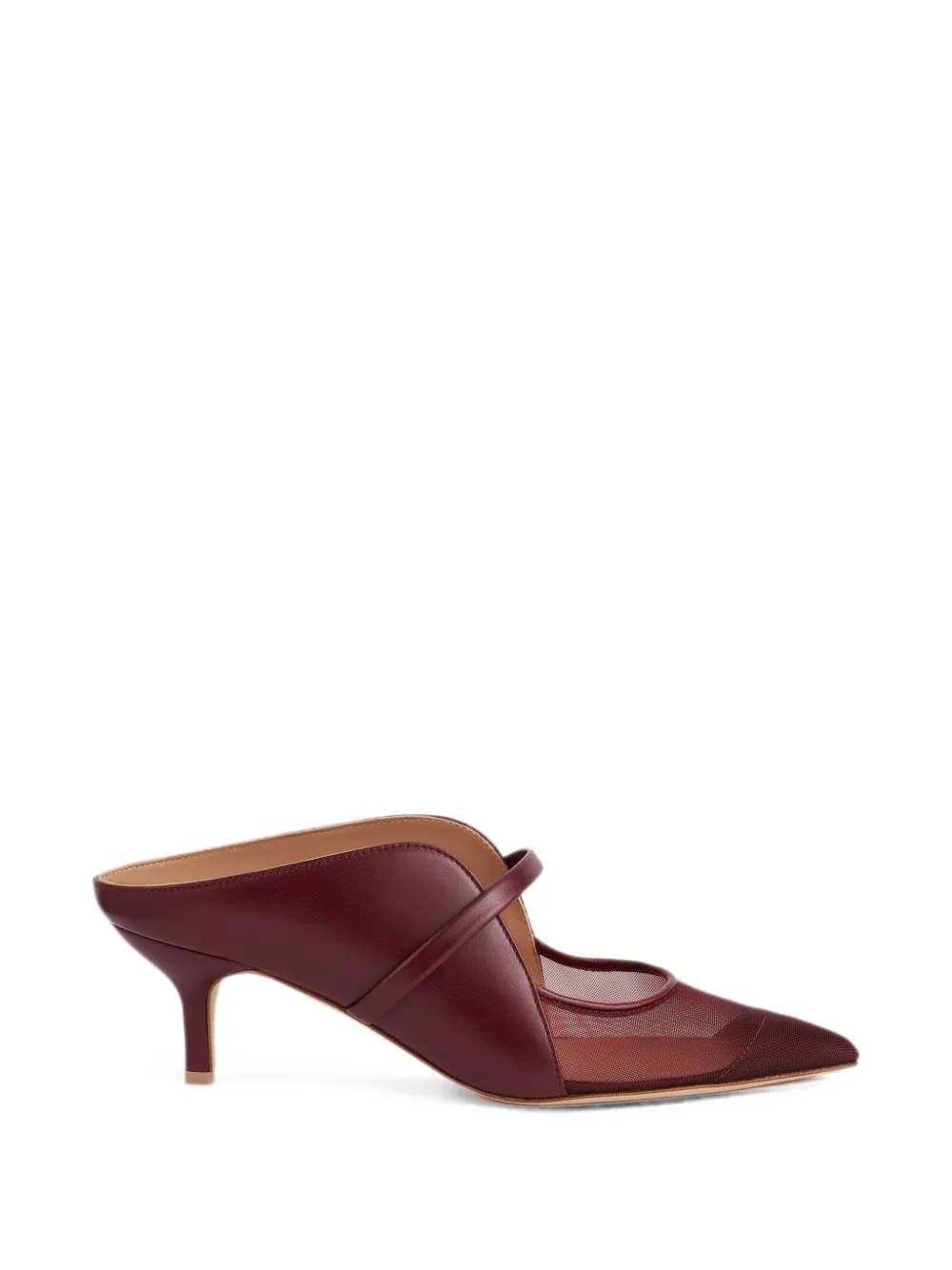 Malone Souliers Maureen Arc mesh-panelled mules Rood