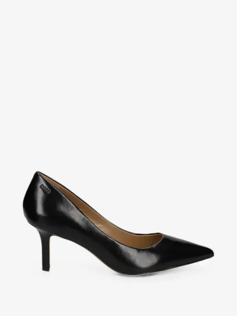 BOSS zapatillas Miah de piel con logo en relieve