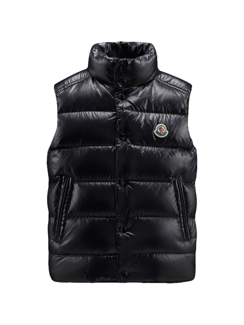 Moncler Enfant Tib gewatteerde bodywarmer Zwart