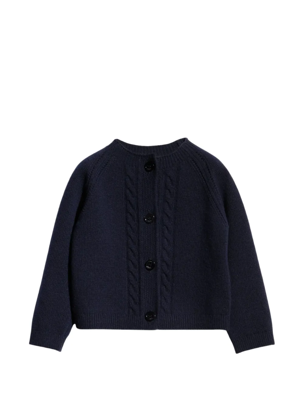 Gucci Kids Web cable-knit cardigan - Blau