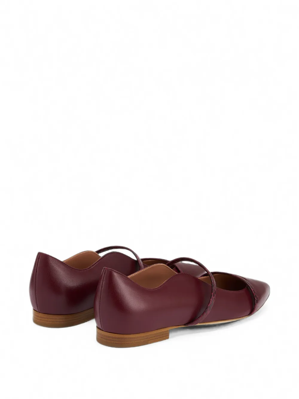 Malone Souliers Maureen leather ballet flats Rood