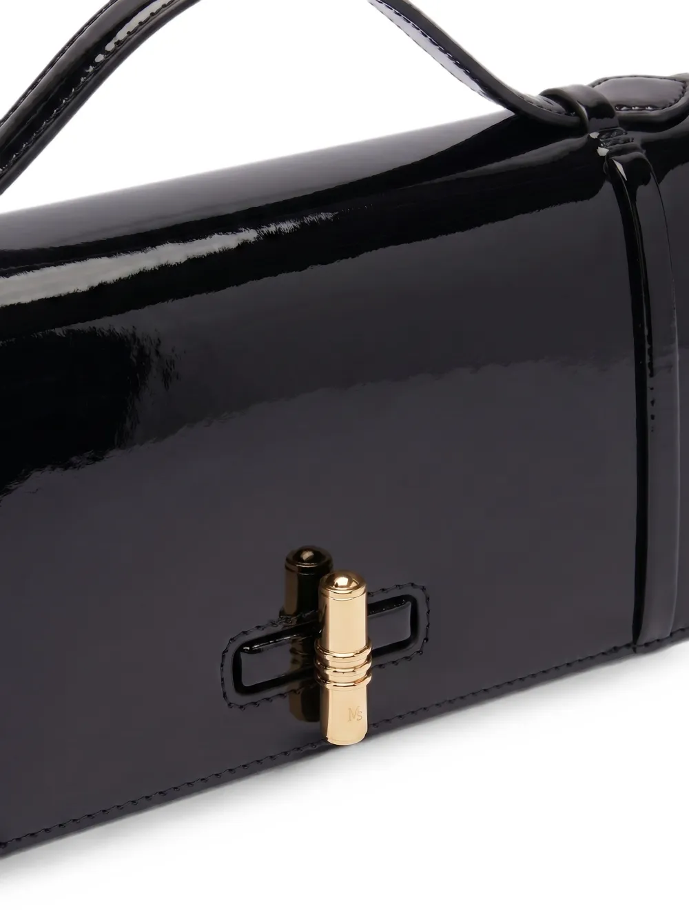 Malone Souliers May lakleren shopper Zwart