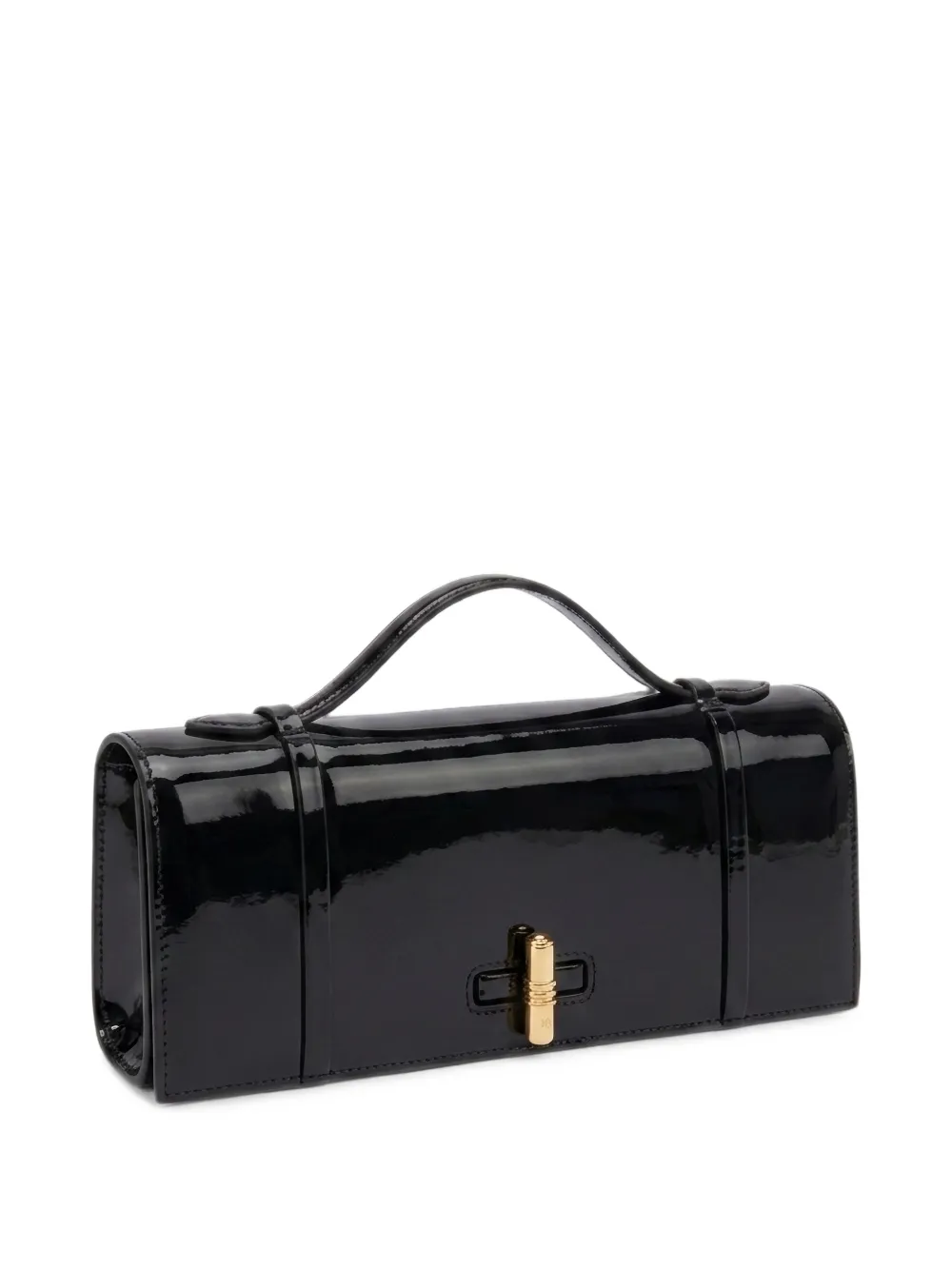 Malone Souliers May lakleren shopper Zwart