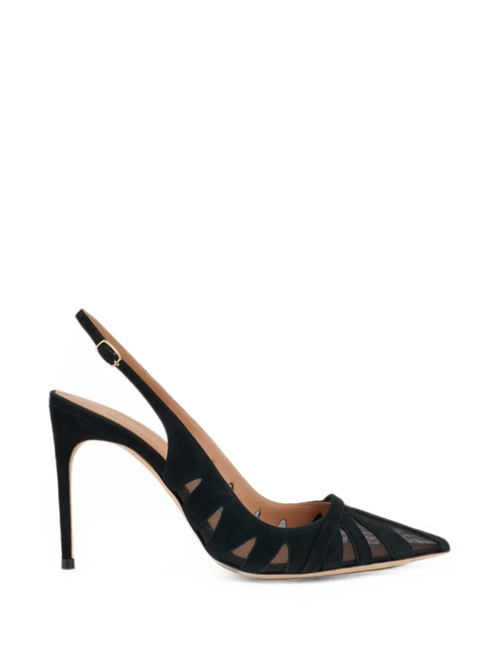 Malone Souliers Schiffer slingback pumps Zwart
